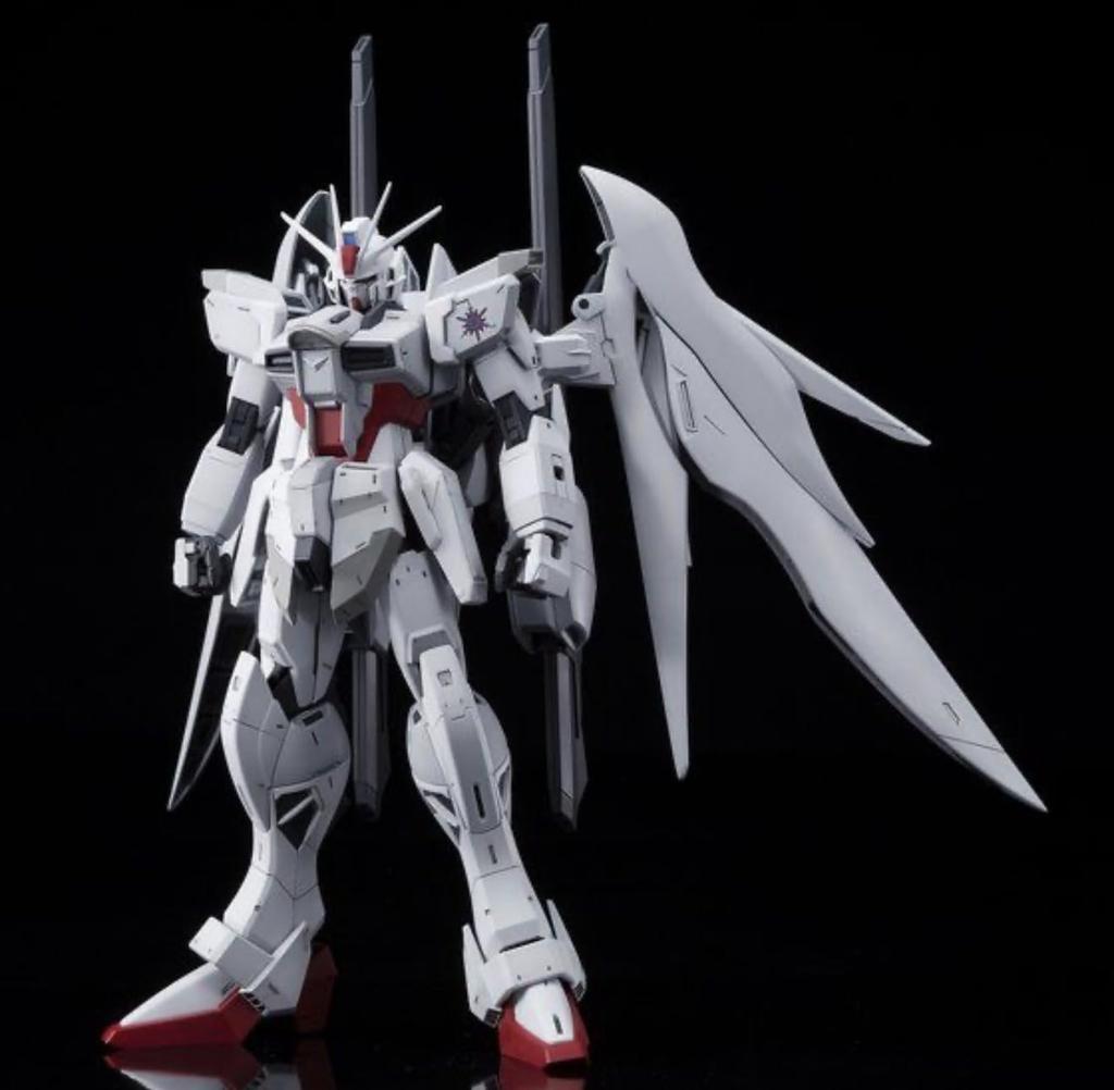 Bandai MG 1/100 Impulse Gundam Blanche Plastic Model Kit SEED ASTRAY White Hobby Exclusive Snap-Fit Assembly