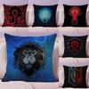 Warcrafts Of World W-Wow Game Cushion Cover Summer Coolness Linen Fabric Double-Sided Printing Pillow Case Sofa Home Decor Gift