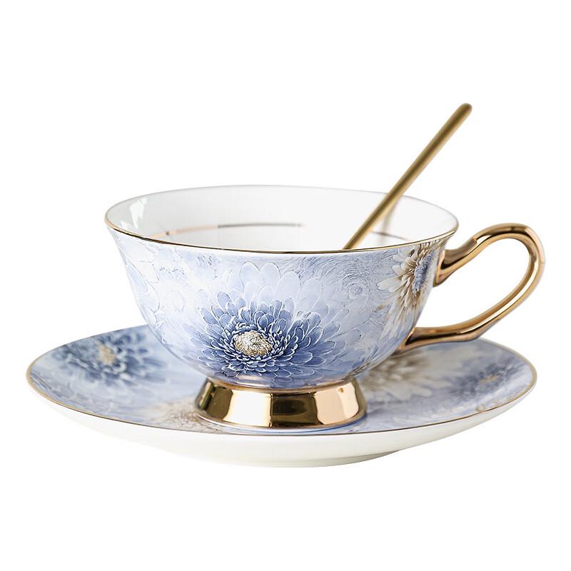 Jun Shiqi Ensemble Tasse à Café Européenne en Porcelaine de Luxe