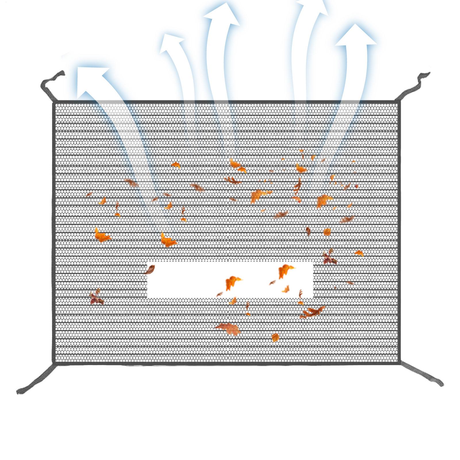 100x75см Сетка для решетки автомобиля Защитная сетка для радиатора Толстая сетка Передняя сетка от насекомых Защитная сетка Пылезащитная Предотвращающая засорение CN