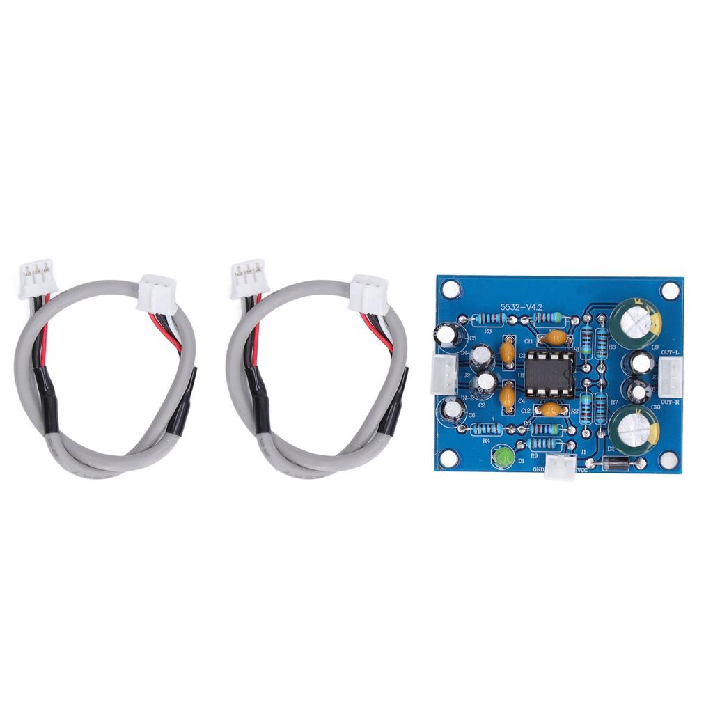 Vorverstärkermodul Audio-Vorverstärkerplatine NE5532-Chip Zubehörteil zum Ersetzen