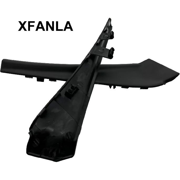 For Nissan Rogue 2014- Front LH and RH Cowl Extension Trim Windshield Wiper Cover Panel Fender 66895-4CL0A 66894-4CL0A, Black