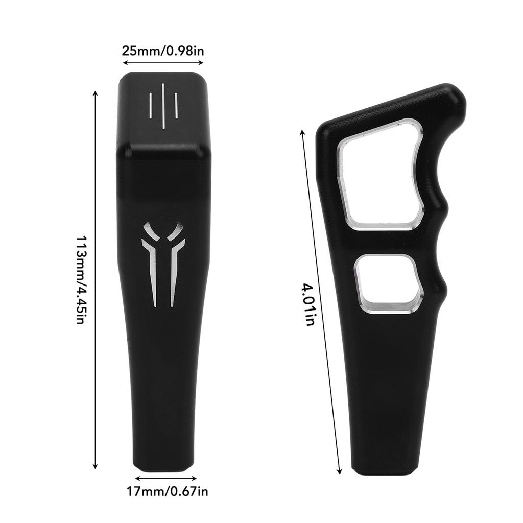 UTV Selector Shifter Knob 715004866 Black Powder Coated UTV Shift Knob Grip Aluminum Alloy for Maverick X3 X3 MAX All Models