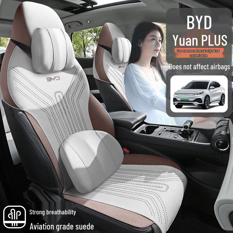 All-Season Ventilated Seat Covers for BYD Yuan Plus Champion Edition