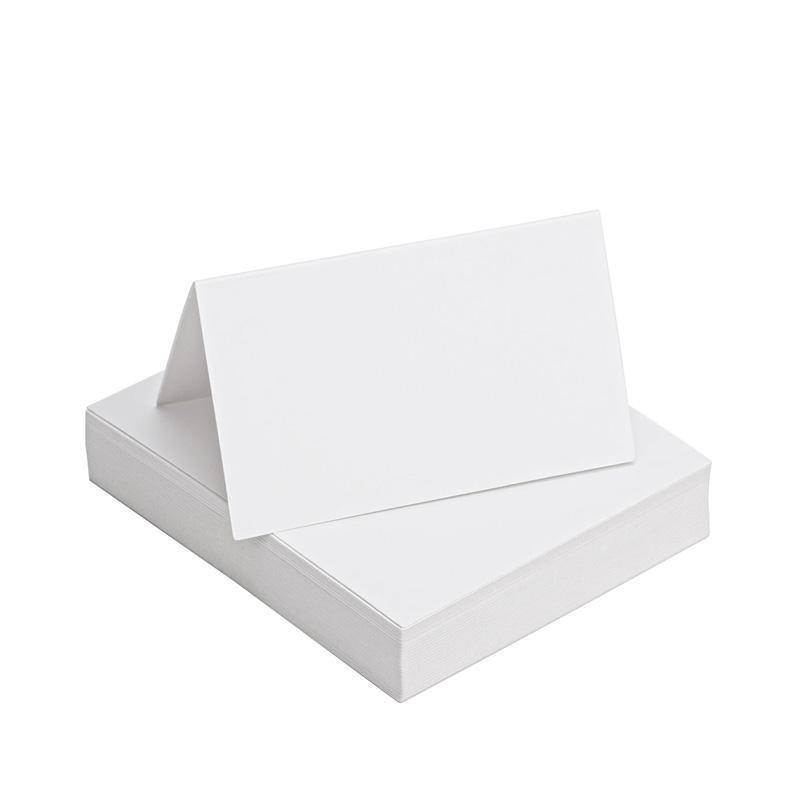 50/100Pcs Blank Table Place Cards Foldable Seating Place Cards Name Place Cards for Wedding Party Decoration Table Cards Set