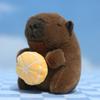 Plush Charming Capybara Toy Fruit Character Keyring Perfect For Kids And Collectors