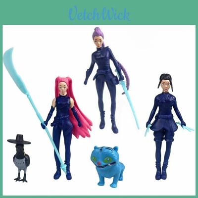 K-pop Demon Hunters Pvc Figure With Desktop Display For Collectors And Fans