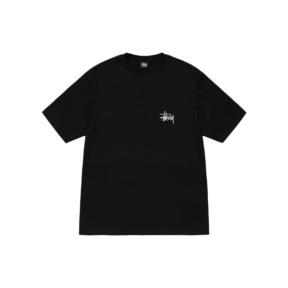 Stussy SS23 Podstawowy T-shirt Stssy z Logo Unisex 1904870