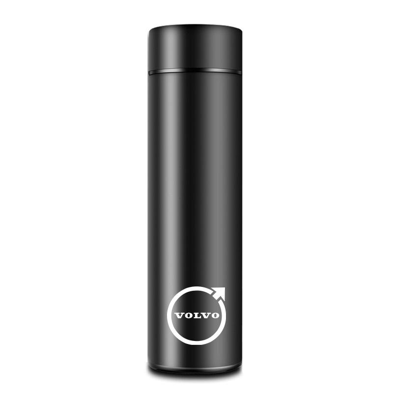 500ML Temperaturanzeige Thermosbecher Geteilte Thermosflasche Für Volvo XC90 V90 V60 XC60 V40 EC40 EX40 S80 S60 S90 C40 XC40 V70
