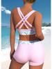 Summer Women's Bikini Sports Swimsuit Two-piece Swimsuit, Fashionable and Sexy Off the Shoulder Swimsuit S-5XL