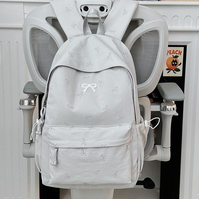 Schoolbagins Japanese Campus School Bag for Female College Students Simple and Cute Backpack Large Capacity Light Commuter Backpack