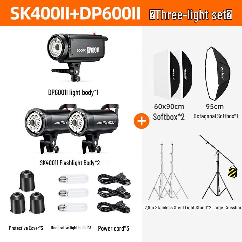 Godox SK400II / DP600II Professional Studio Flash & Lighting Kits