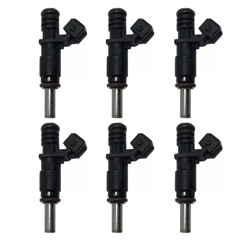 Car 6 FUEL INJECTORS For 2006-12 BMW325 330 328 X3 X5 525 530 528 128 I6 7531634