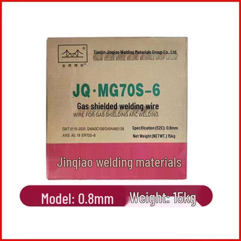 

Tianjin Jinqiao ER50-6 Carbon Steel Gas-Shielded Welding Wire 1.2 mm 0.8 mm Diameter