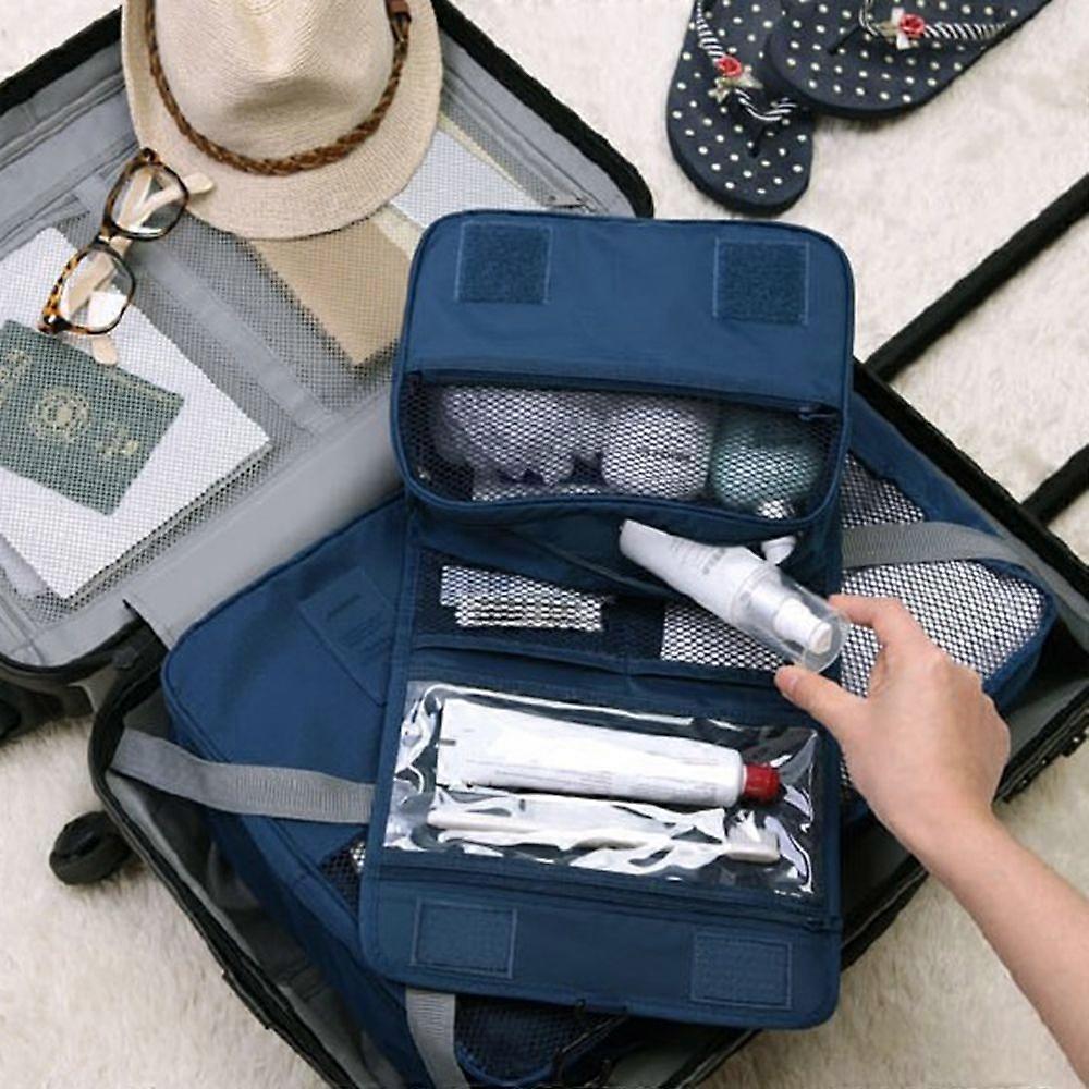 Hanging Toiletry Bag, Foldable Travel Toiletry Bag with Carry Handle, Multifunctional Toilet Bag, Space-Saving Cosmetic Bag, Wash Bag, Wash Bag for Me