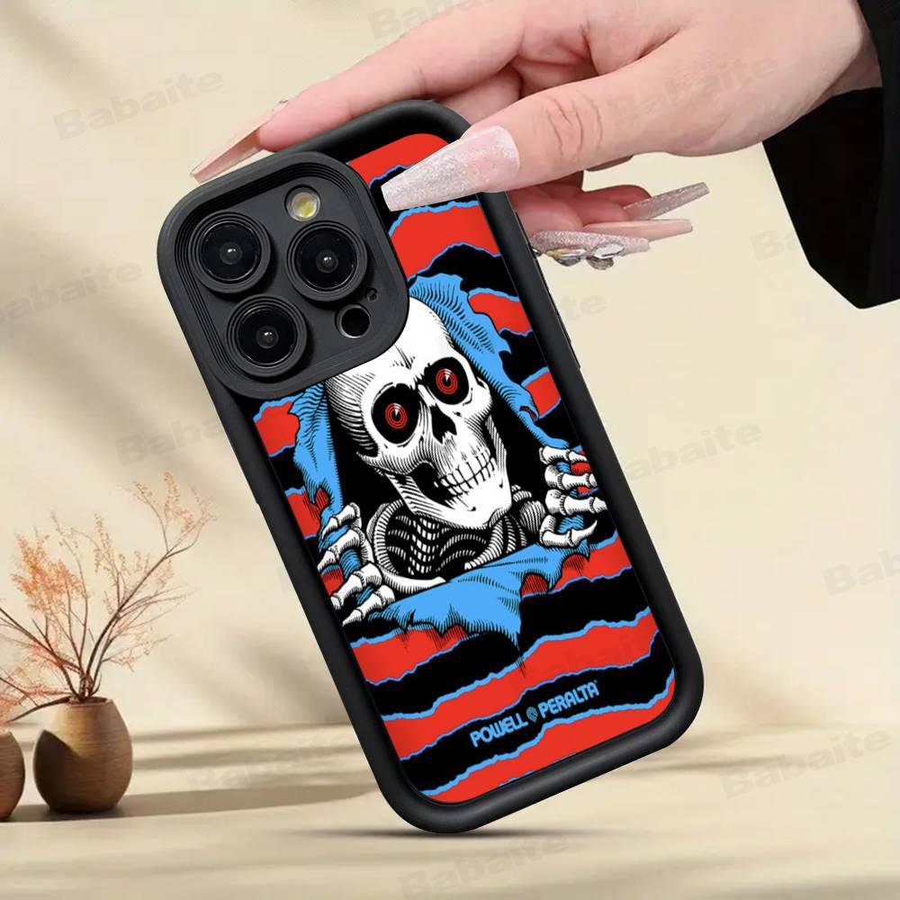 P-Powell P-Peralta Telefoonhoesje Voor IPhone 17 16 15 14 13 12 11 Pro Max Plus Mini Geluk Hoesje