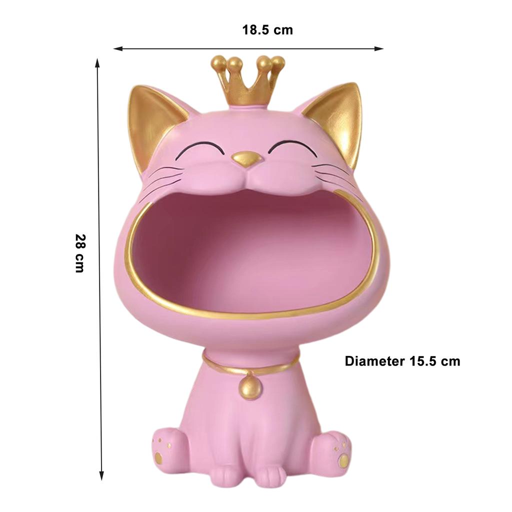 Söt Kanin Förvaringsbricka Kreativa Figurer Ornament Vardagsrum Veranda Skrivbord Hem Hartsdekoration Nycklar Godisförvaring Heminredning