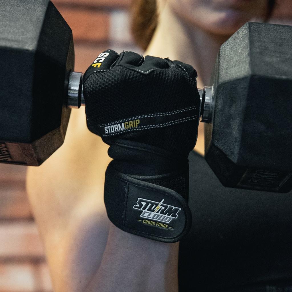 StormCloud FG-1 Gym Training Gloves Black/Grey L