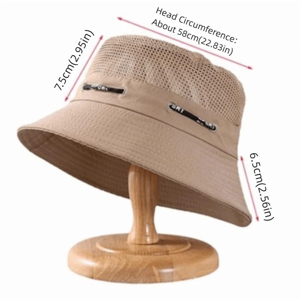 Sweat-proof Fishing Bucket Hat Quick-dry Sun Protection Bucket Hat Fisherman's Hat  Travel