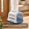 Plastic Pet Transport Crate Breathable Hard Shell Cat Carrier Lightweight