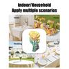 4Pcs Stainless Steel Rose Tablecloth Clip Non-slip Indoor Outdoor Wedding
