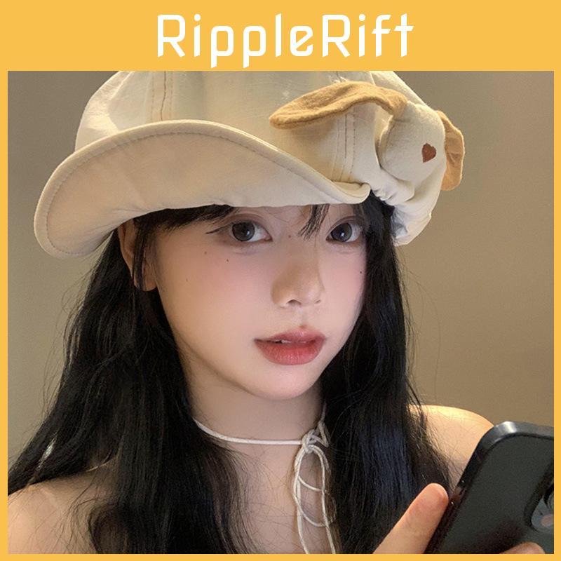 Lovely Cloud Dog Beret Hat For Women And Men Trendy Japanese Aesthetic One Size Fits All