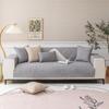 All-season All-purpose Pure Color Washed Cotton Fabric Quilted Embroidered Sofa Cushion Modern Simple Anti-slip Sofa Cushion Towel