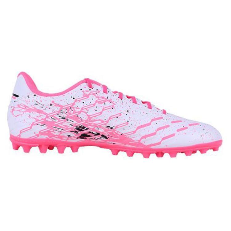 New LiNing Jin MG Multi Ground Cushioning, Wear Resistant Soccer Shoes Men's Pink YSFU005-17