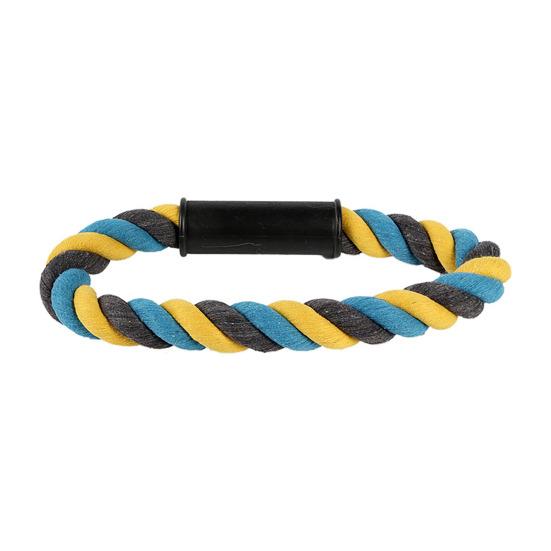 

Игрушка для чистки зубов Яркий цвет Интерактивное кольцо для вытягивания Хлопковая веревка Жевательная игрушка Снижает тревожность Зубной камень Питомец A жёлтый