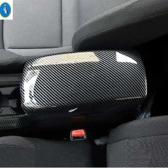 Car Carbon Fiber Central Armrest Storage Box Cover Trim For Toyota Corolla Cross XG10 - 2025 Corolla - 2025