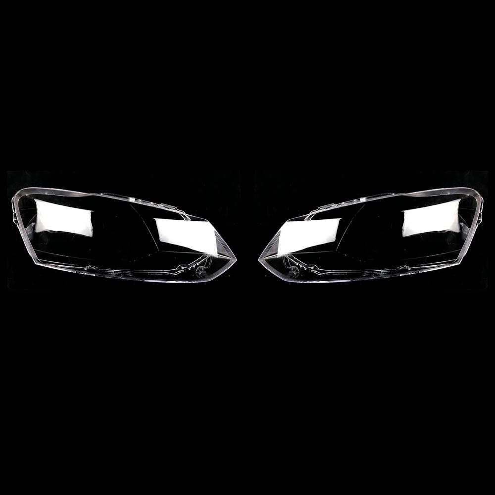 For Volkswagen VW Polo 2011 2012 2013 Car Accessories Headlight Lens Cover Headlamp Shell Lampshade Transparent Mask Plexiglass