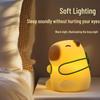Capybara Silicone Night Light: Children's Seven-Color Bedside Lamp