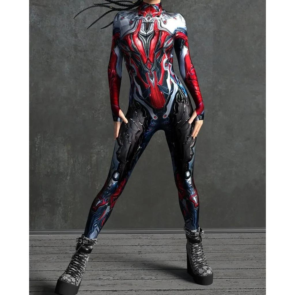 

3D цифровая печать сценические костюмы для взрослых Хэллоуин мероприятия карнавал тематическая вечеринка косплей костюм ролевые игры комбинезон Adults XXXL