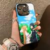 Kirito & Asuna Anime  Phone Case For iPhone 17,16,15,14,13,12,11 Plus,Pro Max,XS,Colorful Silver Black Cover