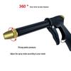 High Pressure Car Wash & Garden Hose with Retractable Sprinkler Head
