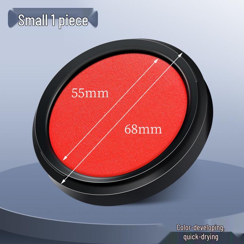 Quick-Drying Ink Pad for Handprints - Red & Black Stamping Ink from Indonesia