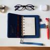 Refillable Retro Denim Notebook Loose Leaf Handwritten Diary Planner Journal Notebook  Student