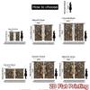 2pcs, 2D FLAT PRINTING Curtains (Without Rod) Mystic Cat Mandala Minimalist Holiday Curtains Versatile Fabric Curtains Art Deco