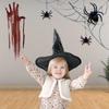Halloween Leather Witch Wizard Hats Vintage Party Hat Headwear Props Decoration Cosplay Costume Accessories for Children Adult