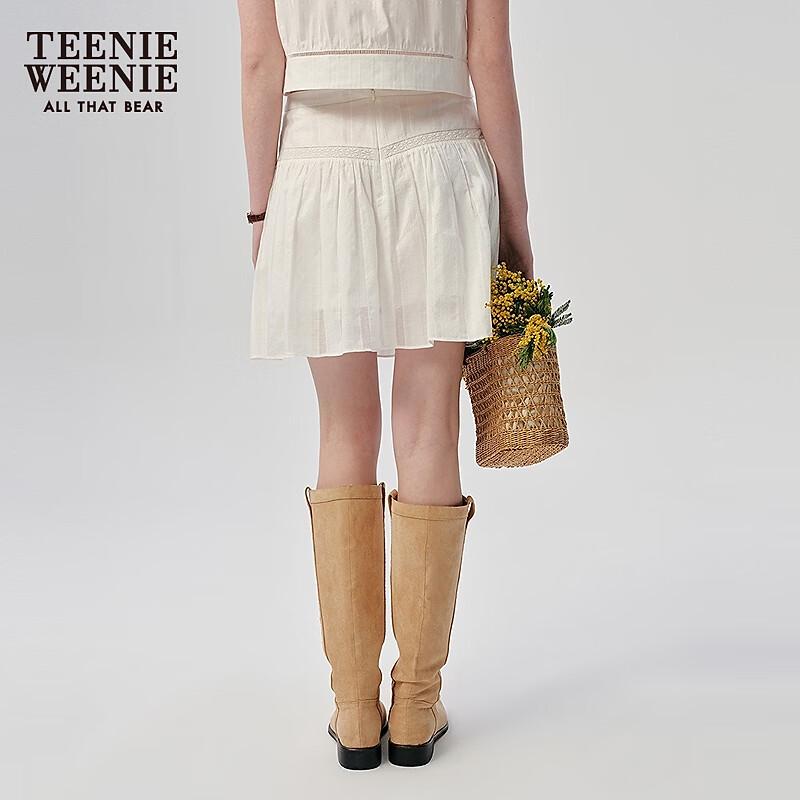 Teenie Weenie Women's Asymmetrical A-Line Mini Skirt
