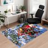 Custom Name Christmas Santa Claus Printed Carpet, for Office Chair Living Room Bedroom Kitchen Room Decor Gifts.