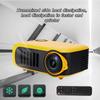   Portable Home 480*320 HD Resolution Video Projector Yellow for Children