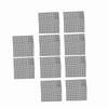 10PCS Gartenarbeit Blumentopf Loch Mesh-Matte Pad Anlage Blumenerde Bonsai Boden Grid Matte (4,5 cm)