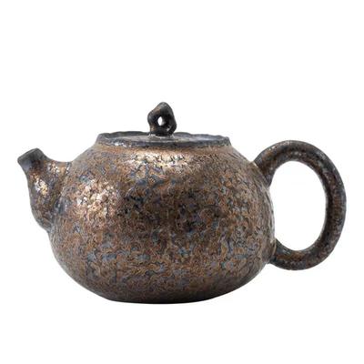 Creative Oxidized Glazed Ceramic Teapot Home Tea Utensils Vintage Home Teacups Teapot Table Ornaments Birthday Gifts Home Decor