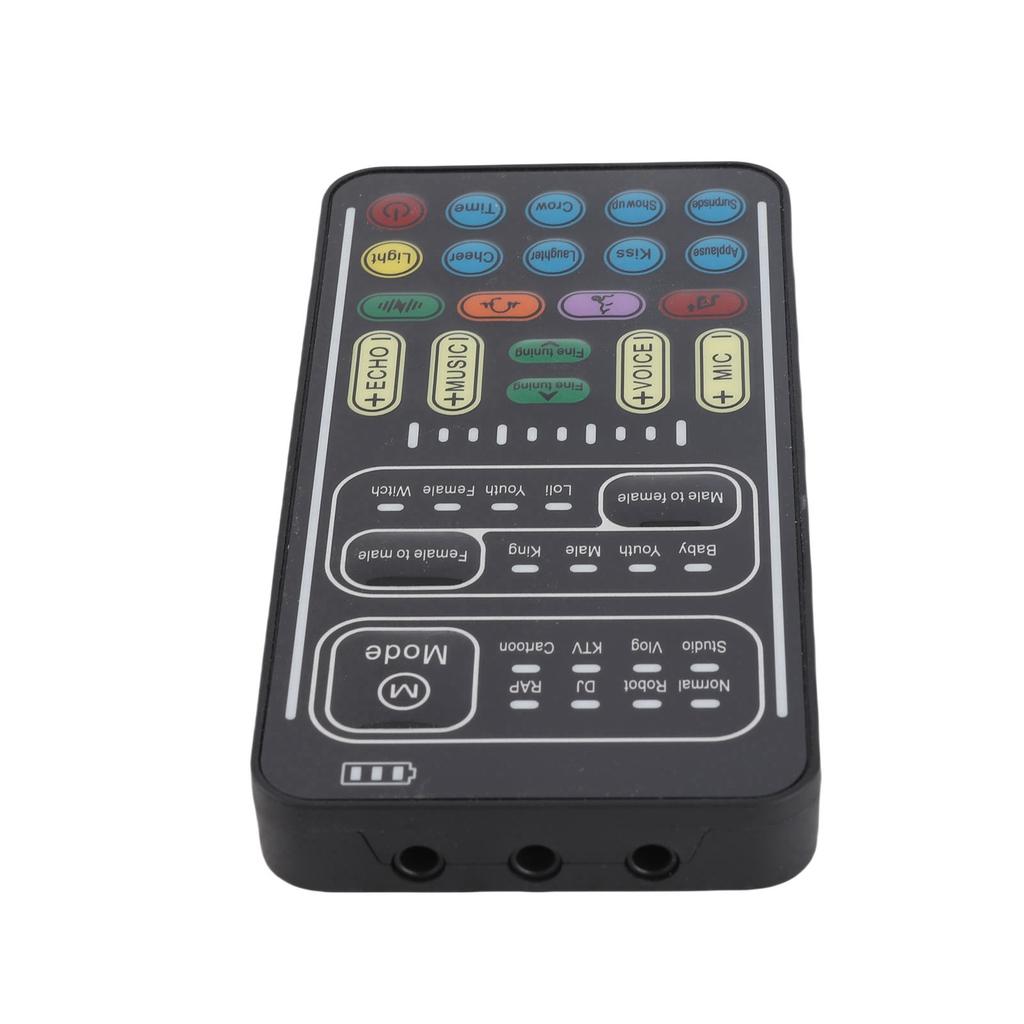 Voice Changer ABS Handheld Portable Multifunctional Sound Disguiser with 8 Sound Effects for Mobile
