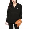 Puma Half-Zip Large Pocket Sports Breathable Hoodie Women hoodies Black 532340-01