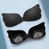 Lala Goddess Push-up Strapless Silicone Nipple Covers - Invisible Angel Wings Design Breast Pads