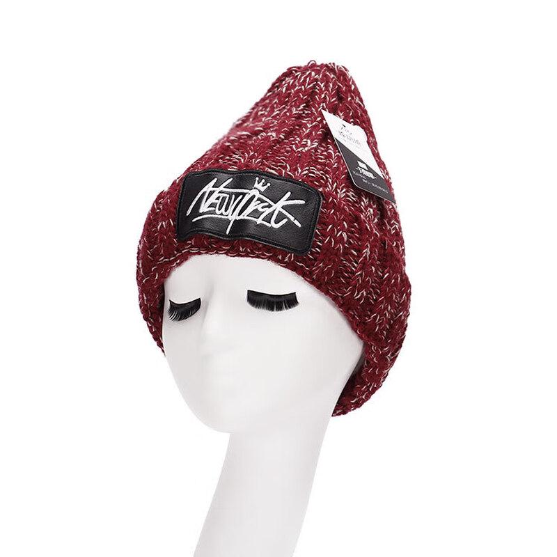 

Зимняя вязаная шапка в корейском стиле с помпоном из искусственного меха Adjustable