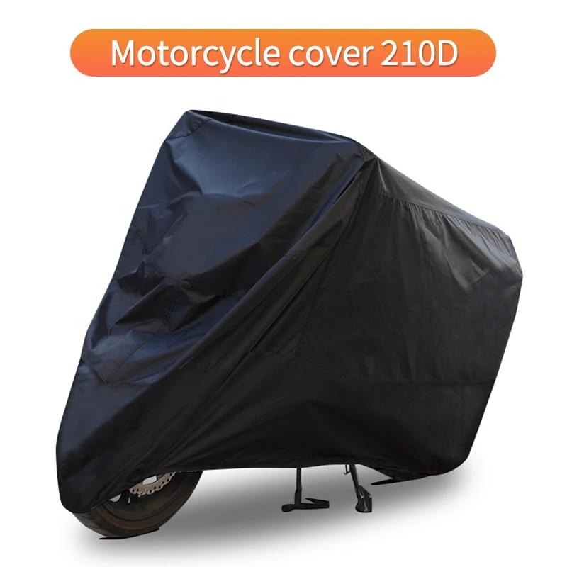 Oxford Cloth Motorcycle Waterproof Covers Dust Protection Sunscreen Rain Snow Motorcycle Raincoat Cover 210d Motorbike Gear