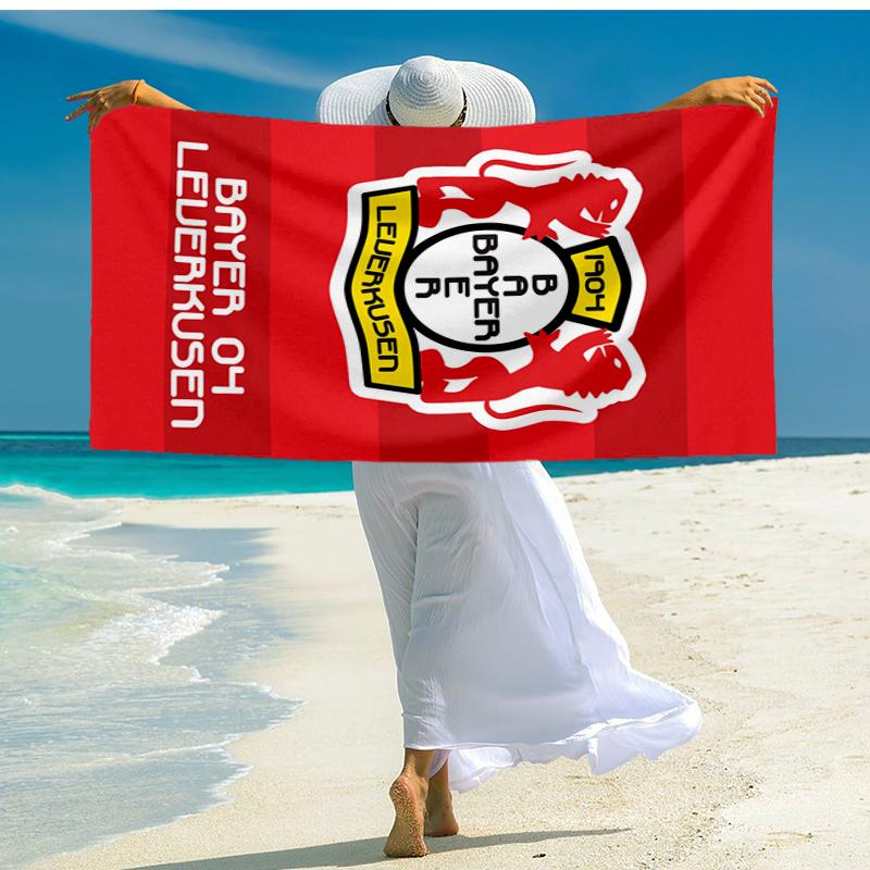 Ultra-Soft Beach Towel with Bayer Leverkusen Theme,Ideal for Pool - Camping, Diving - Perfect Travel Essential, Vibrant Beach Towel.
